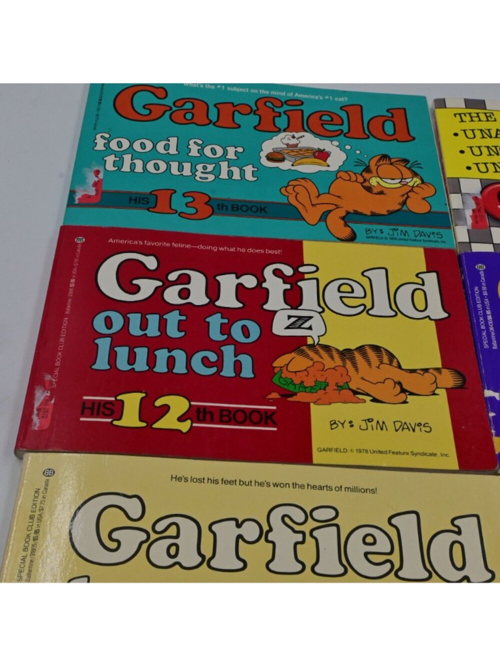 Garfield Comic Strip Book Lot Jim Davis Vintage Lot Of 12 - Picture 6 of 16